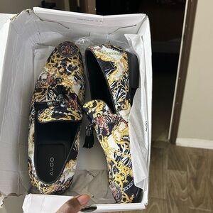 ALDO Women's Patterned Loafers with Tassels